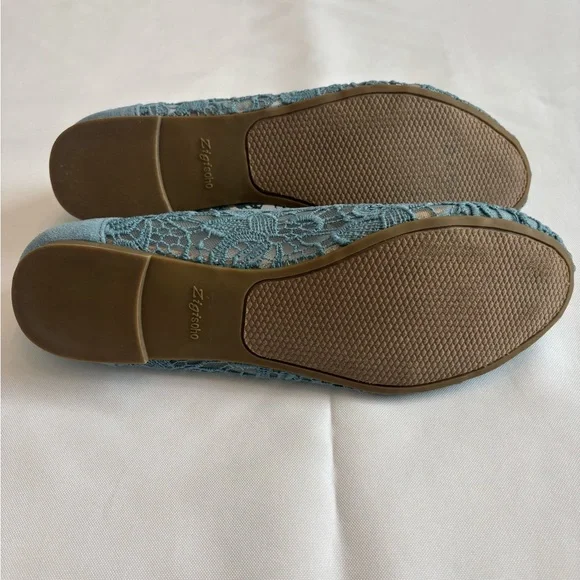 Zigi Soho Women’s Blue Suede/Lace Size 7 Flats Shoes - Picture 6 of 7
